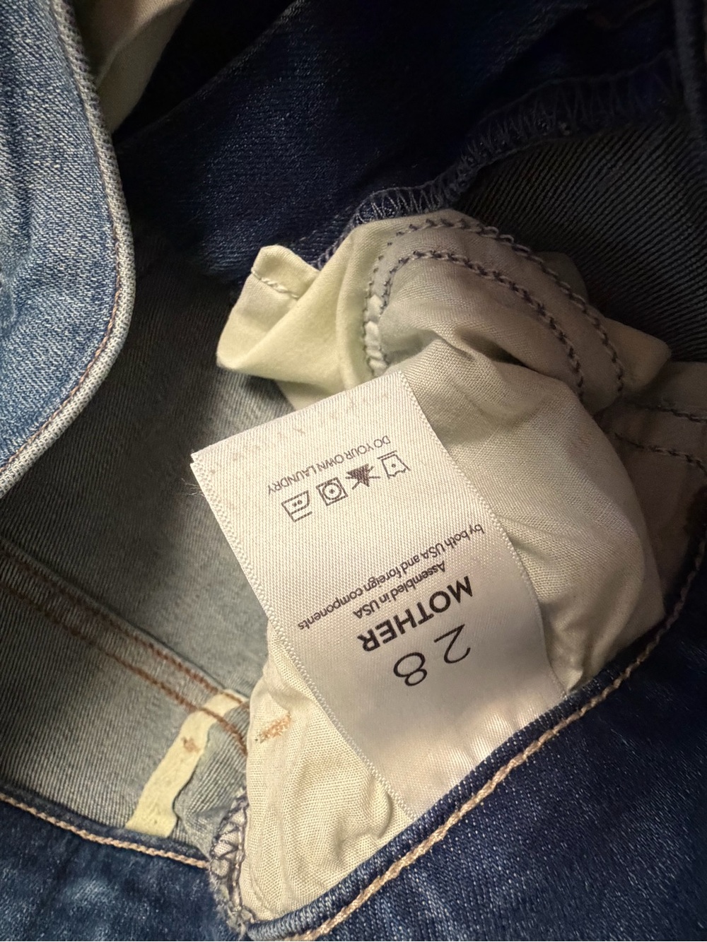 Lil’ MOTHER hustler ankle fray in Healing Jar. Brand new WO tags. Size 28. - Picture 4 of 5